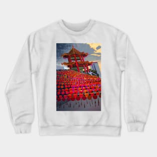 Chinatown Lanterns Crewneck Sweatshirt